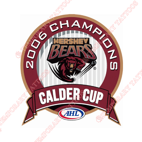 Hershey Bears Customize Temporary Tattoos Stickers NO.9040